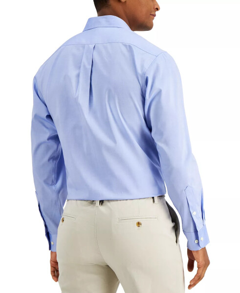 Men's Regular Fit Pinpoint Dress Shirt, Created for Modazone Light Blue - 11