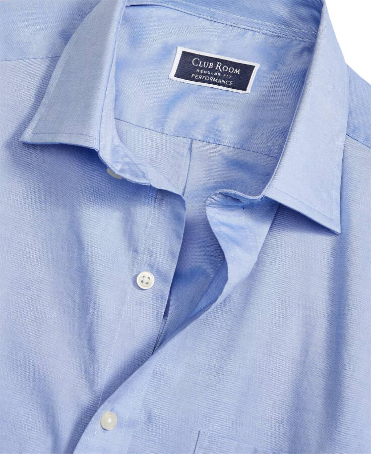 Men's Regular Fit Pinpoint Dress Shirt, Created for Modazone Light Blue - 12