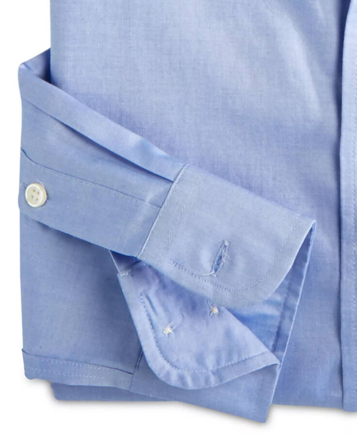 Men's Regular Fit Pinpoint Dress Shirt, Created for Modazone Light Blue - 13