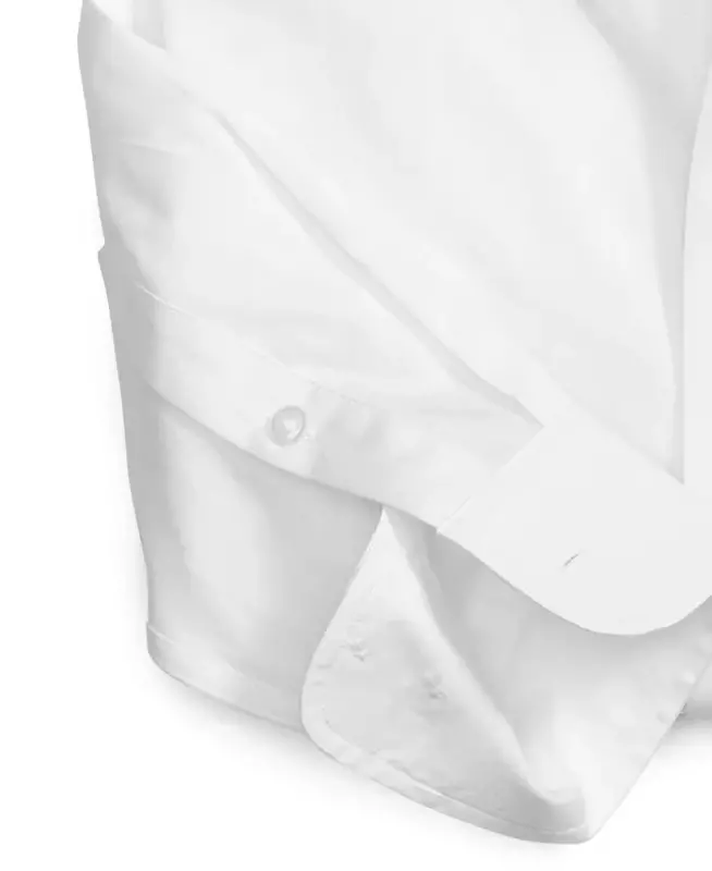 Men's Regular Fit Pinpoint Dress Shirt, Created for Modazone-White - 6