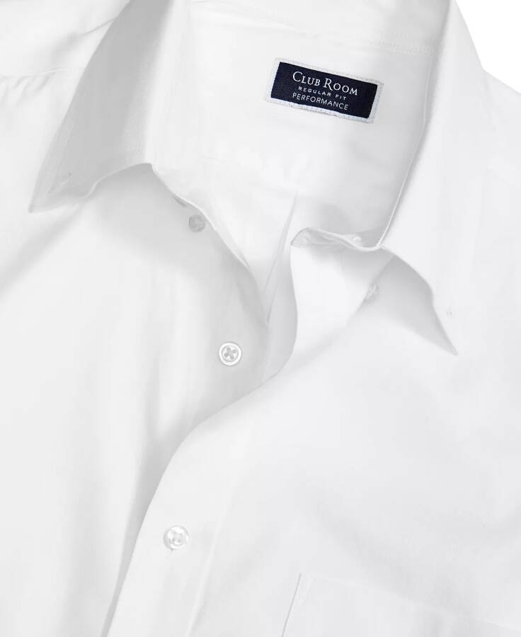 Men's Regular Fit Pinpoint Dress Shirt, Created for Modazone White - 13