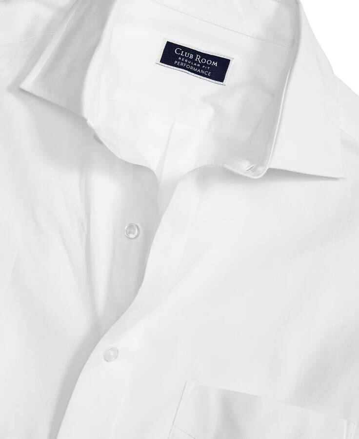 Men's Regular Fit Pinpoint Dress Shirt, Created for Modazone White - 12