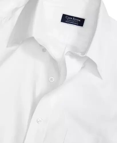 Men's Regular Fit Pinpoint Ko'ylak, Modazone-Oq uchun yaratilgan - 3
