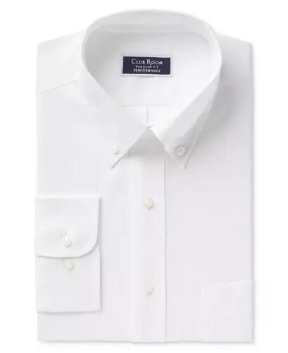 Men's Regular Fit Pinpoint Ko'ylak, Modazone-Oq uchun yaratilgan - 7