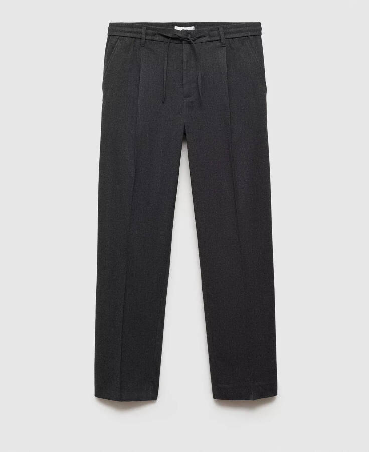 Men's Regular-Fit Pleated Trousers Mink Gray - 9