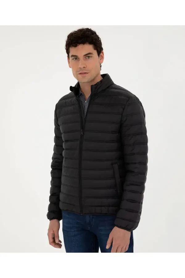Men's Regular Fit Puffer Jacket - 2
