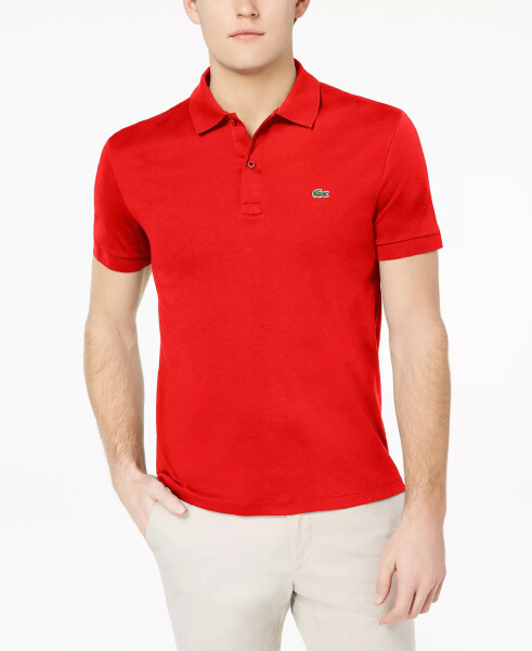 Men’s Regular Fit Soft Touch Short Sleeve Polo Red - 1