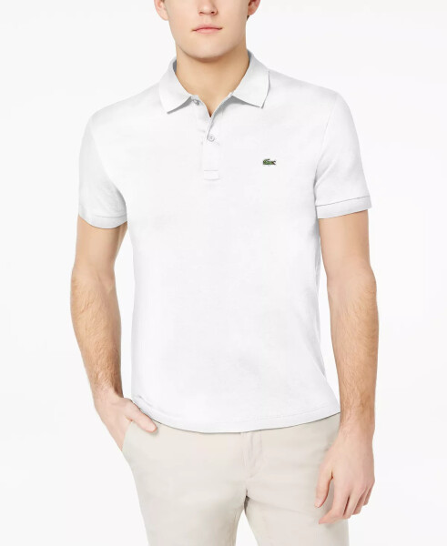 Men’s Regular Fit Soft Touch Short Sleeve Polo White - 1