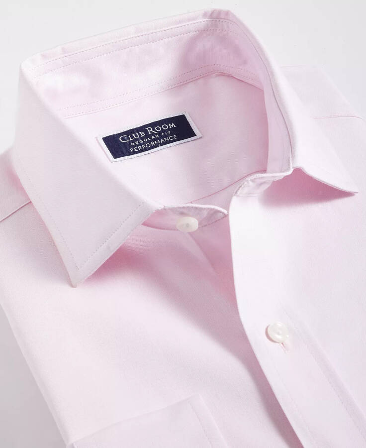 Men's Regular-Fit Solid Dress Shirt, Created for Modazone Parfait Pink - 10