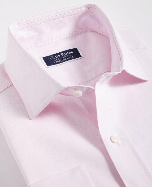 Men's Regular-Fit Solid Dress Shirt, Created for Modazone Parfait Pink - 5