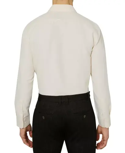 Men's Regular Fit Solid Wrinkle Free Performance Dress Shirt - 3