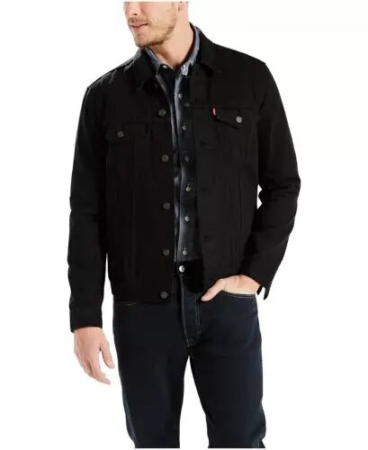 Men's Regular-Fit Stretch Denim Trucker Jacket - Last Night Stretch - 1