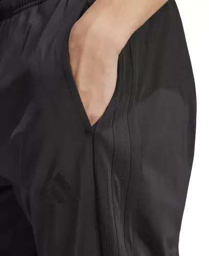 Men's Regular-Fit Tapered Stripe Track Pants-Black/blac - 3