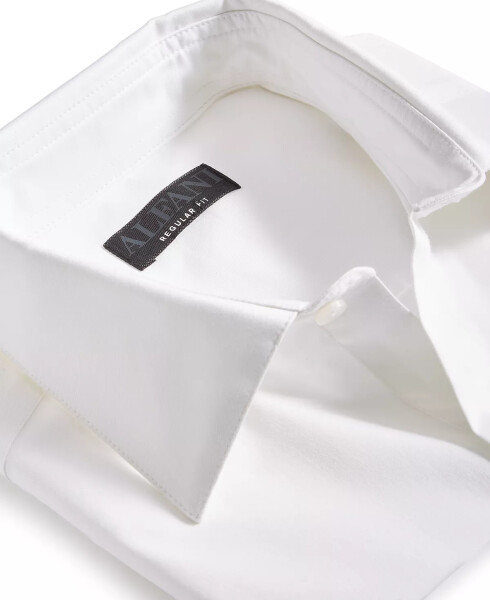 Men's Regular-Fit Temperature Regulating Solid Dress Shirt, Created for Modazone Bright White - 5