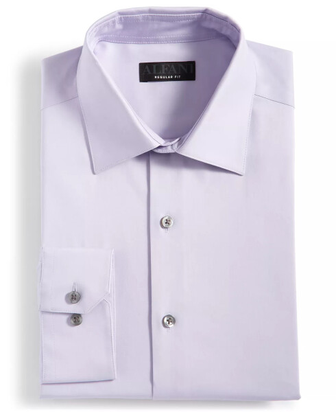 Men's Regular-Fit Temperature Regulating Solid Dress Shirt, Created for Modazone Lilac Whisper - 2