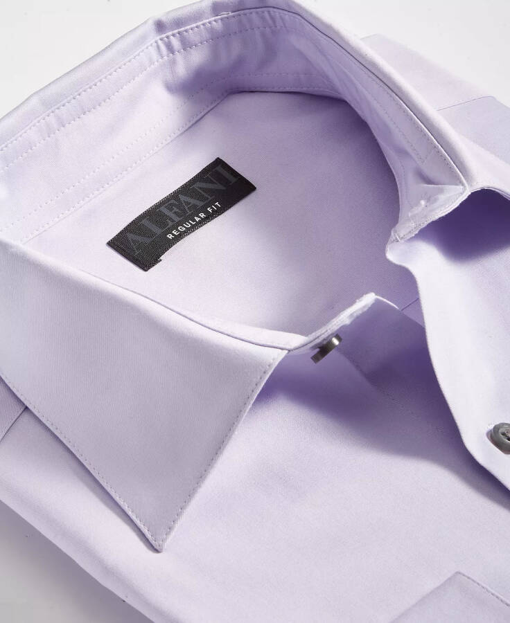 Men's Regular-Fit Temperature Regulating Solid Dress Shirt, Created for Modazone Lilac Whisper - 3