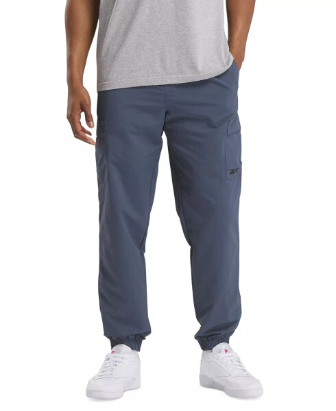 Men's Regular-Fit Uniform Cargo Pants East Coast Blue Grey - 1