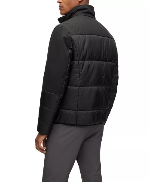 Men's Regular-Fit Water-Repellent Padded Jacket Black - 1