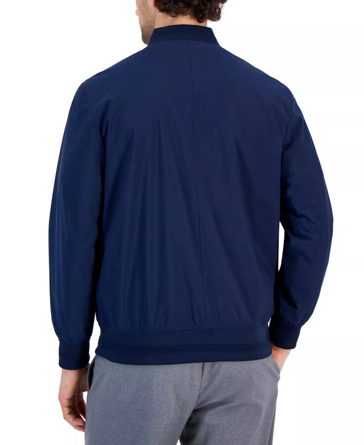 Men's Regular-Fit Water-Resistant Full-Zip Bomber Jacket, Created for Modazone Neo Navy - 2