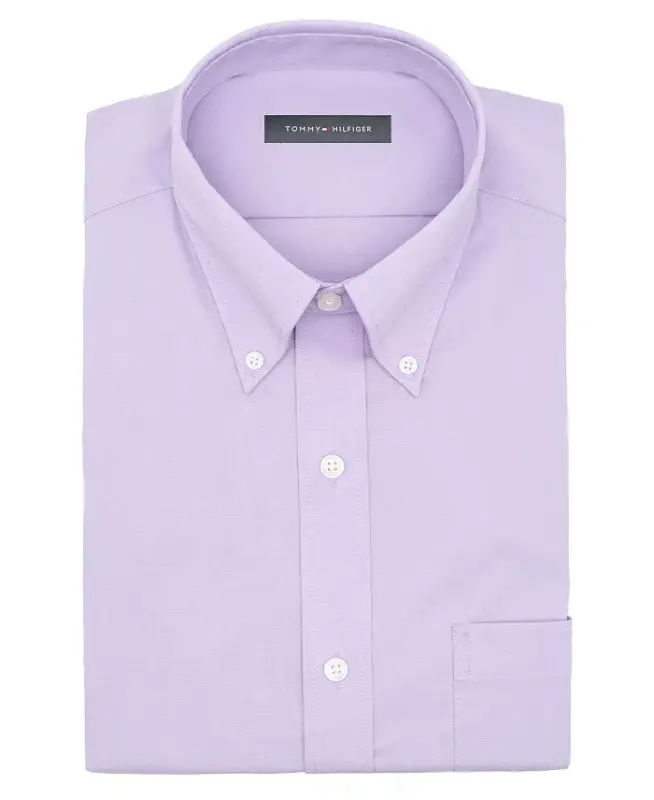 Men's Regular Fit Wrinkle Resistant Stretch Dress Shirt - 3