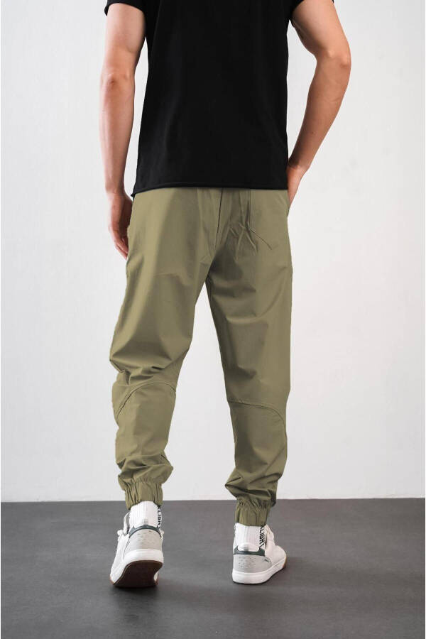 Men's Relax Fit Elastic Leg Jogger Pants - 4