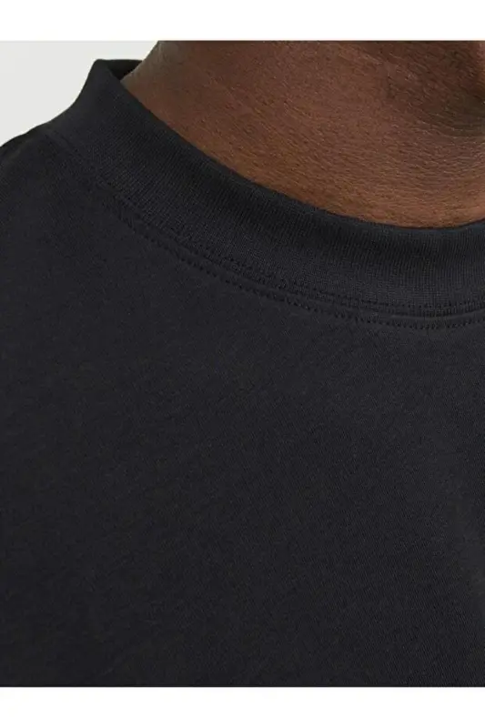 Men's Relaxed Fit Basic T-shirt - 12254412-BLACK - 3