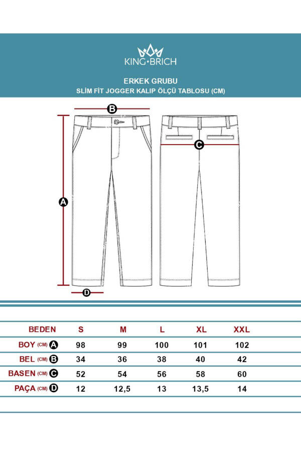 Men's Relaxed Fit Elastic Waist Jogger Pants - 24