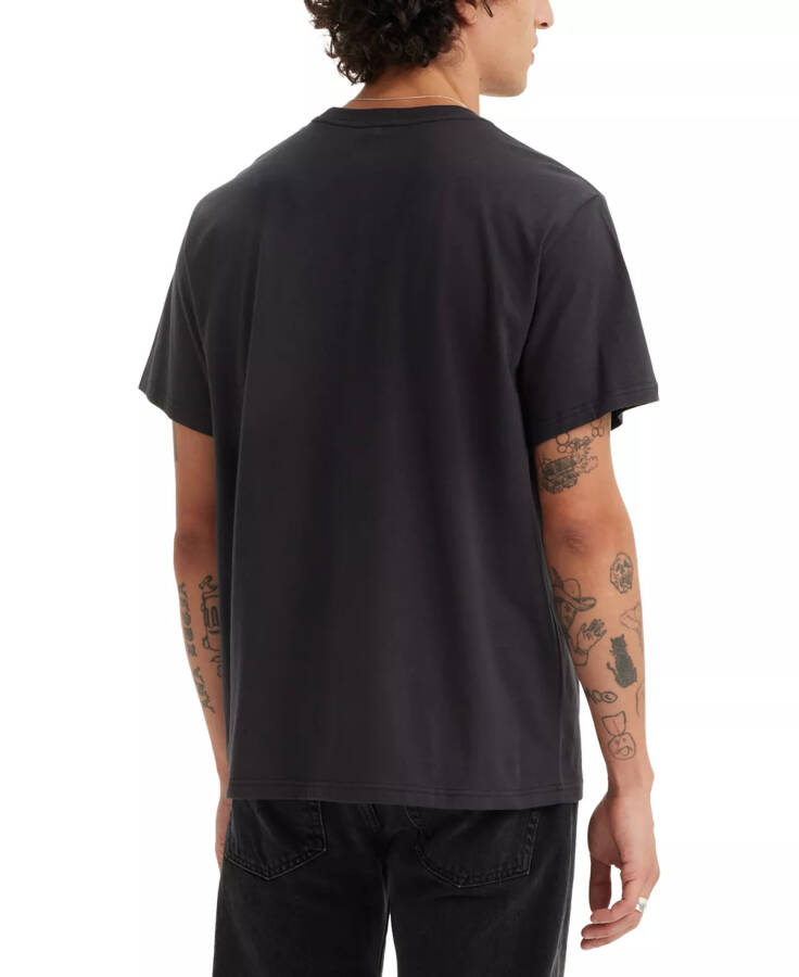 Men's Relaxed Fit Short Sleeve Crewneck Logo Graphic T-Shirt Icon Minim - 3