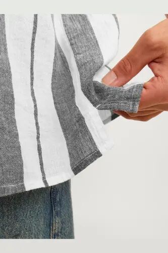 Men's Relaxed Fit Striped Shirt - Luke - 6