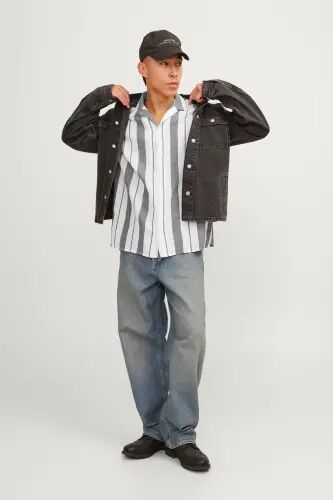 Men's Relaxed Fit Striped Shirt - Luke - 7