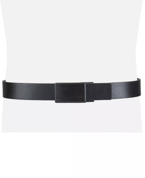 Men's Reversible Compression Buckle Belt, Created for Modazone Navy/Black - 13