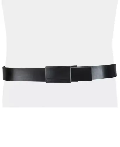 Men's Reversible Compression Buckle Belt, Created for Modazone - Navy/Black - 7