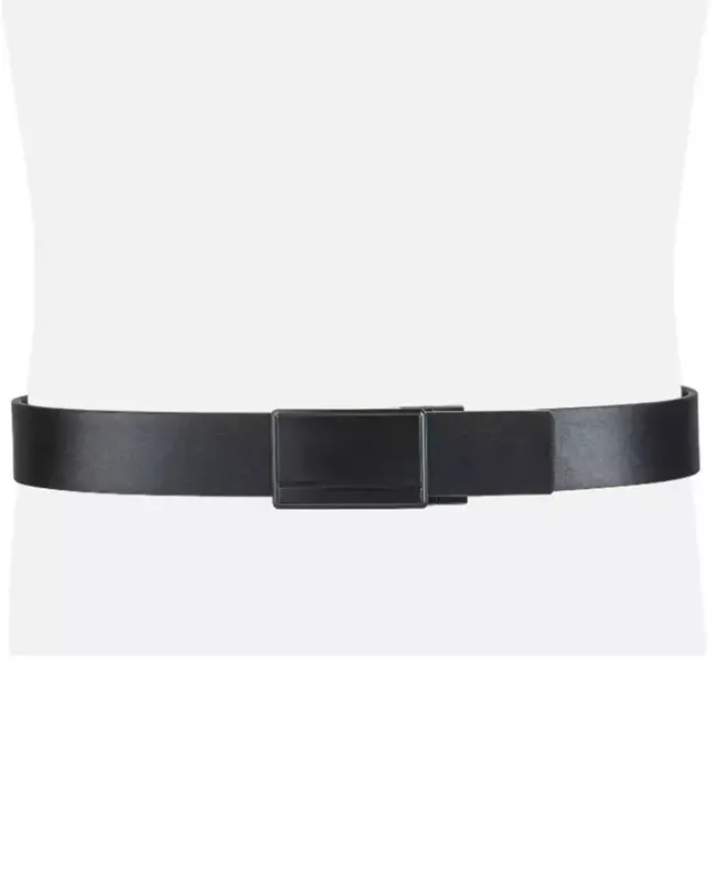 Men's Reversible Compression Buckle Belt, Created for Modazone - Navy/Black - 13