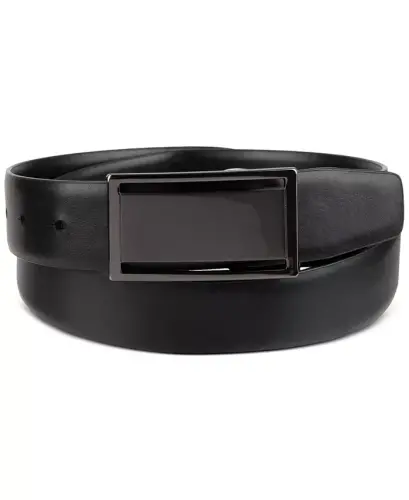 Men's Reversible Cut-Out Plaque Belt, Created for Modazone - Oxford 