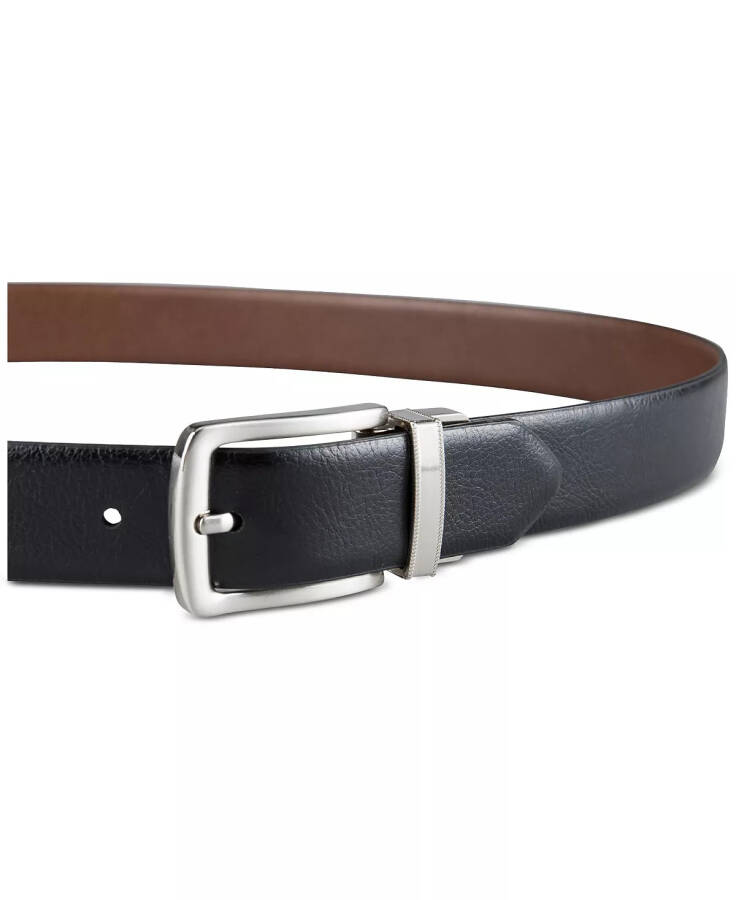 Men's Reversible Dress Belt, Created for Modazone Brown/ Black - 14