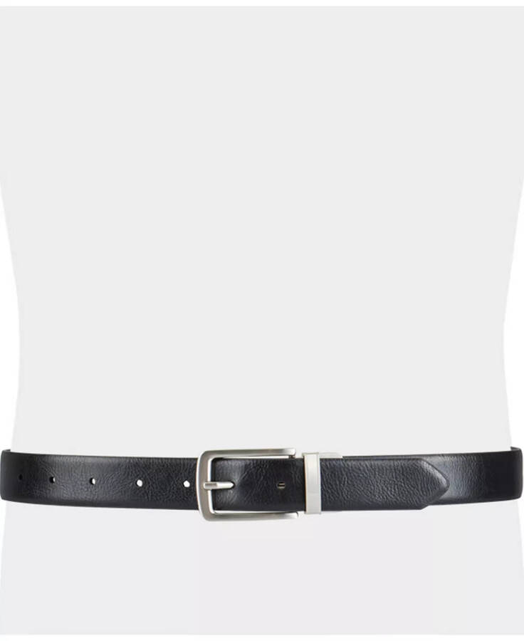 Men's Reversible Dress Belt, Created for Modazone Brown/ Black - 15