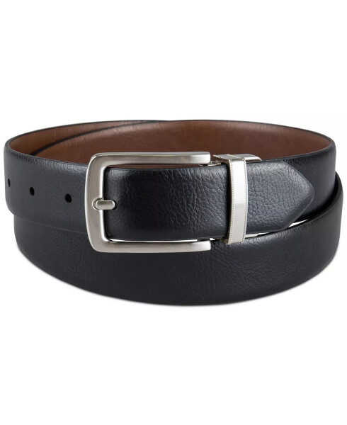 Men's Reversible Dress Belt, Created for Modazone Brown/ Black - 1