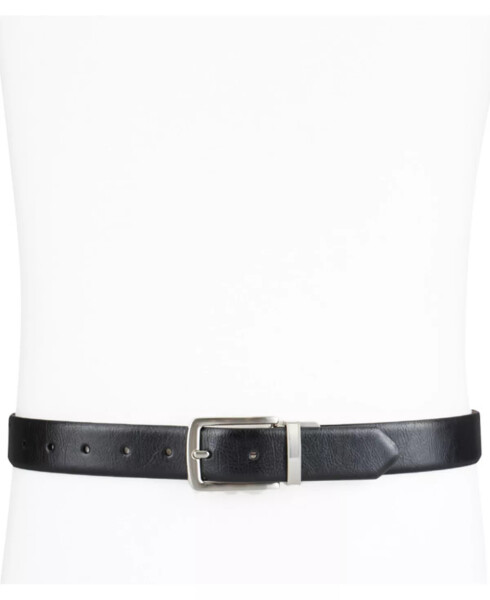 Men's Reversible Dress Belt, Created for Modazone Tan/ Black - 17