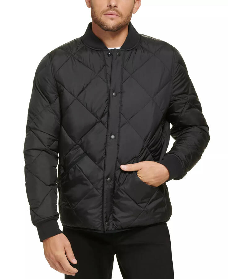 Men's Reversible Quilted Jacket Black - 1