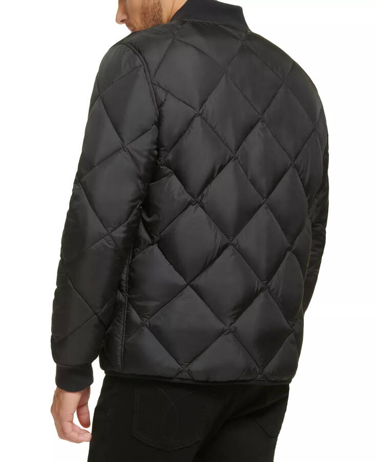 Men's Reversible Quilted Jacket Black - 2