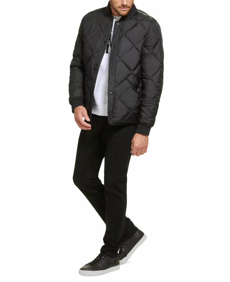 Men's Reversible Quilted Jacket Black - 4