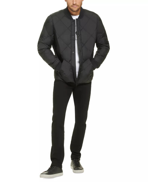 Men's Reversible Quilted Jacket Black - 5