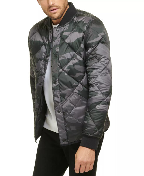 Men's Reversible Quilted Jacket Black - 6