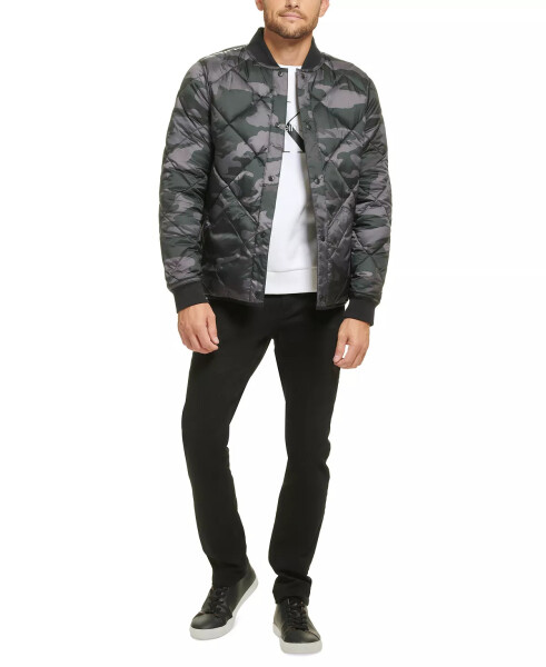 Men's Reversible Quilted Jacket Black - 8