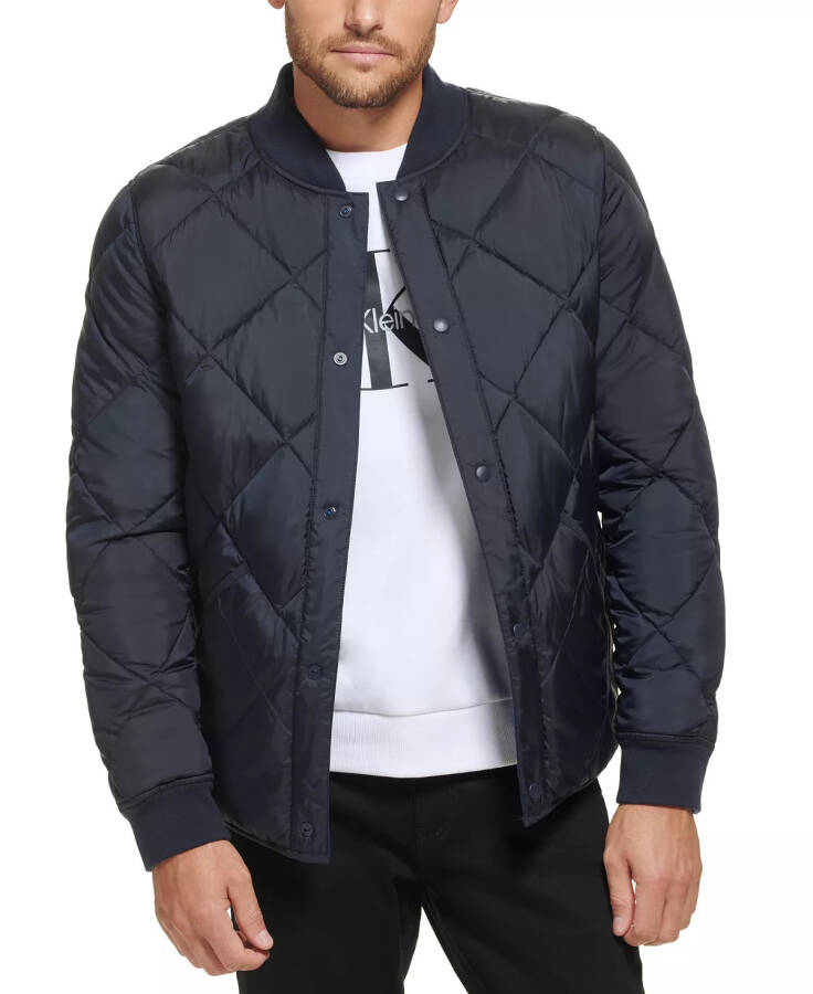 Men's Reversible Quilted Jacket True Navy - 5