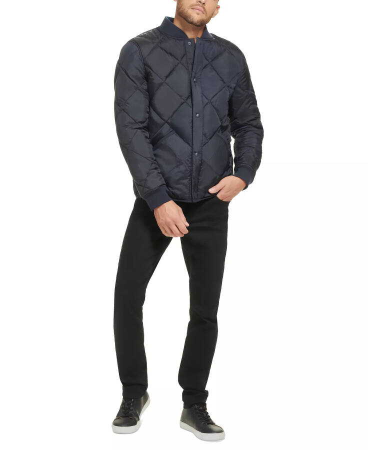 Men's Reversible Quilted Jacket True Navy - 7