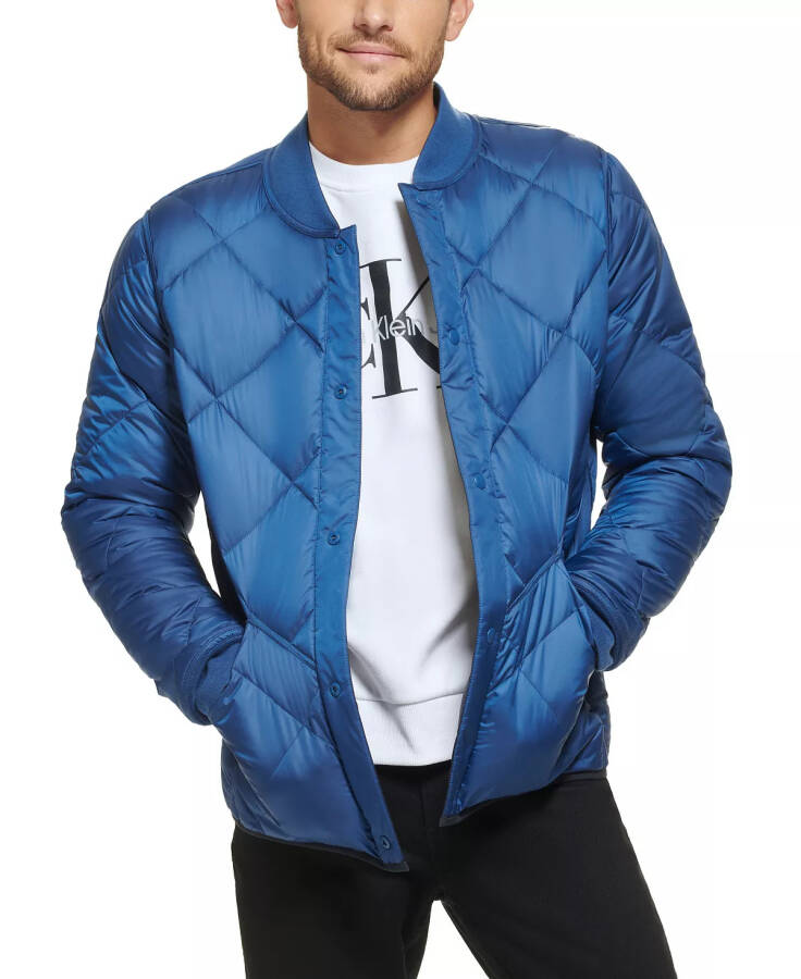 Men's Reversible Quilted Jacket True Navy - 9