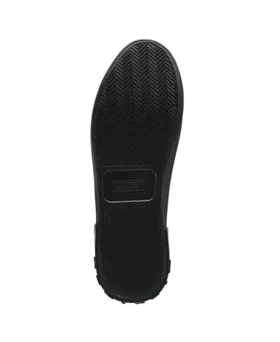 Men's Rezz Lace Up Low Top Sneakers-All Black - 3