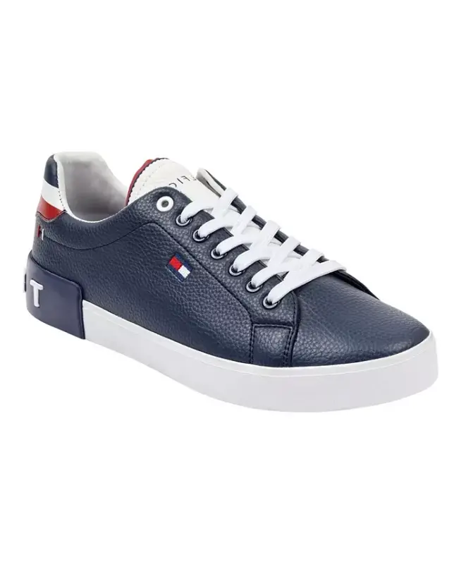 Men's Rezz Lace Up Low Top Sneakers - Navy - 2