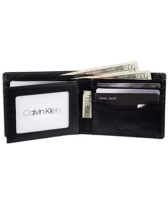 Men's RFID Slimfold Extra Capacity Wallet-Black - 6